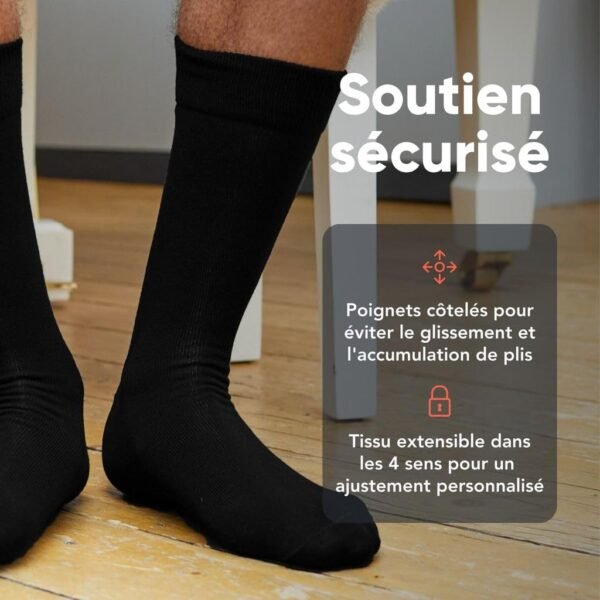 FM London Chaussettes lot de 10 pour hommes – Image 4
