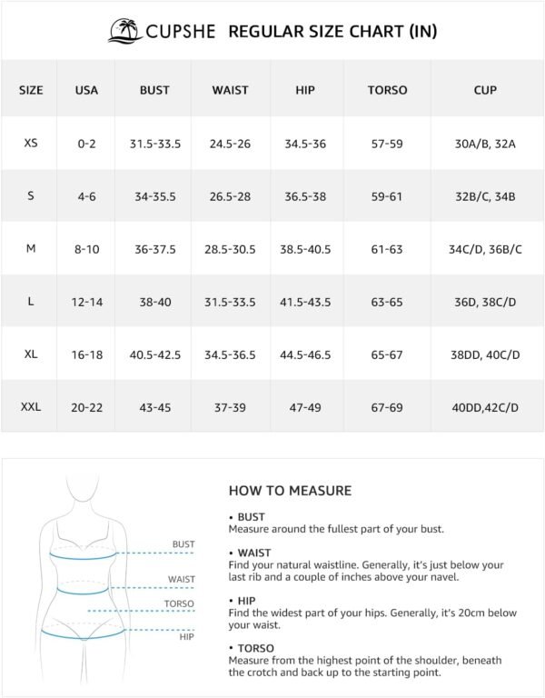 CUPSHE Maillot de Bain Une pièce pour Femme Col en V Profond Bretelles Spaghetti réglables Maillot de Bain froncé Devant Bas du Dos – Image 7