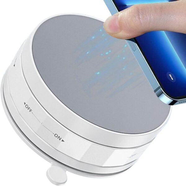 Support de téléphone magnétique sous vide – Support de téléphone portable antidérapant, support pliable pour smartphone, support pour appareils électroniques pour verre