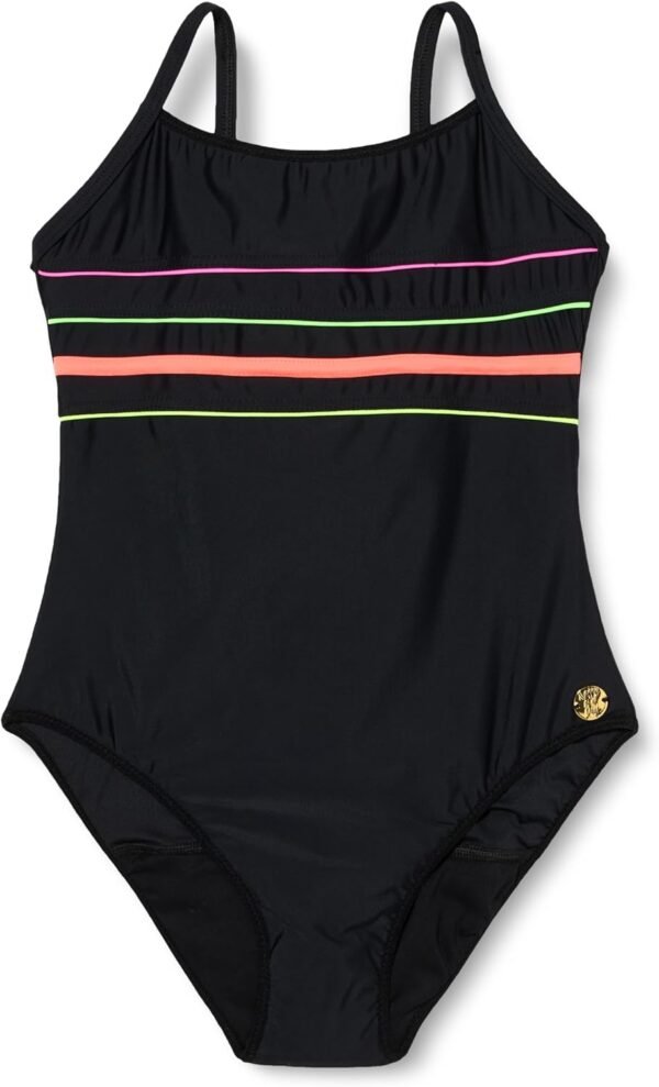 HAUTE PRESSION Fille Coli Menstruel Flux Léger/Moyen C01 T12a Maillot De Bain Une Pièce, Noir, 12-16 Ans EU