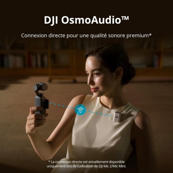DJI Osmo Pocket 3 Créateur Bundle, camera vlog CMOS 1'' et Vidéo 4K/120 ips, digital et petite, Stabilisation à 3 axes, Suivi Facial/Objet, MAP rapide, avec Micro pour un Son net – Image 5