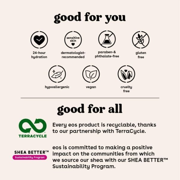 EOS Shea Better 24H Moisture Lotion pour le corps Vanilla Cashmere – Image 7
