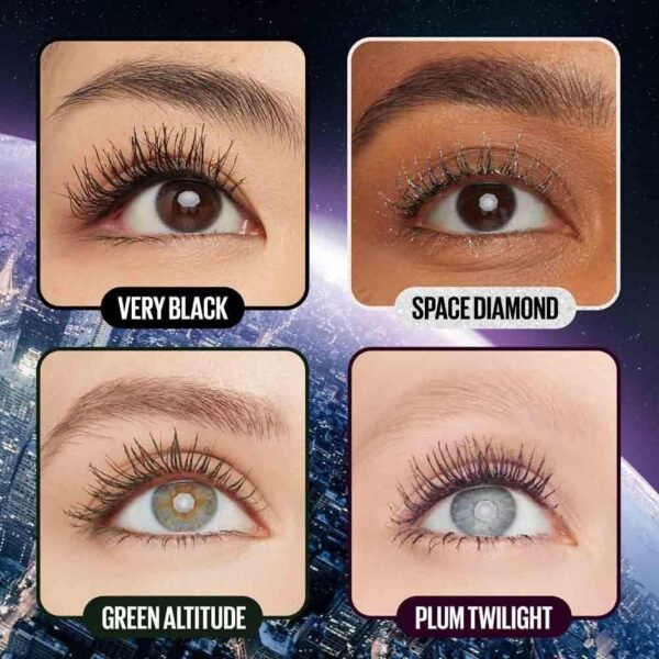 Maybelline New York - Mascara Volume Intense et Longueur Illimitée - Formule Enrichie en Extraits de Bambous et de Fibres - Sky High - Teinte : Very Black - 7,2 ml – Image 5