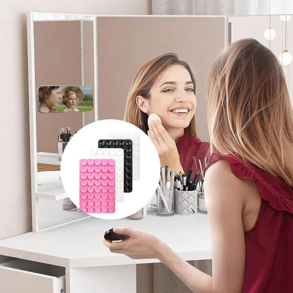 BKEPDY Lot de 4 Silicone Support Telephone Ventouse Support de téléphone antidérapant pour Selfies et vidéos pour Tous Modèles – Image 7