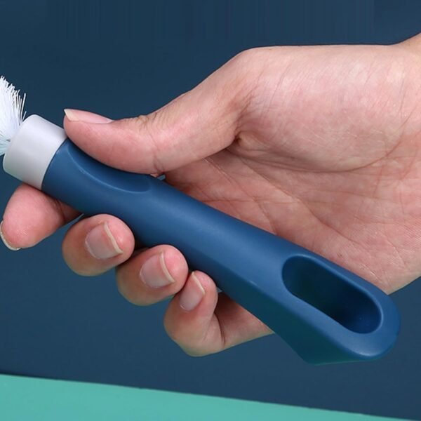 Brosse à orteils à manche long - Brosse à pied souple et flexible - Réutilisable - Avec poignée ergonomique - Brosses de nettoyage des orteils pour téléphone portable - Pour l'hygiène personnelle, le – Image 3