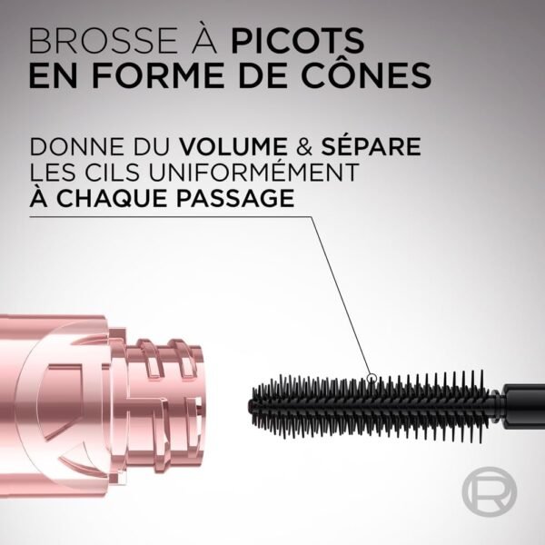 L'Oréal Paris - Mascara Volume Modulable - Formule Légère - Application Uniforme - Sans Paquet - Paradise Big Deal - Couleur : Noir – Image 5