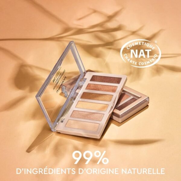 La Provencale - Coffret Cadeau Maquillage L'Instant Doré - 3 Produits - La Poudre Éclat, La Palette Instant Doré et Le Mascara Courbe Magistrale - Enrichis en Huile d'Olive BIO et Pigments Minéraux – Image 4