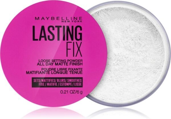 Maybelline New York - Poudre Libre Fixante & Perfectrice - Lasting Fix - Transparent (01)