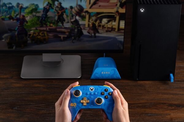 8BitDo Ultimate 3-mode Wireless Controller for Xbox, Hall Effect Joysticks, Pro Back Buttons, Compatibility with Xbox Series X|S & Xbox One, Apple, Windows PC & Android - Rare 40th Anniversary Edition – Image 7