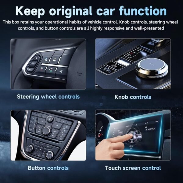 Fangxuee Boîtier Sans CarPlay et Android Auto pour Voiture, 2 en 1, Dongle Filaire Vers Sans, Plug & Play, Mini Boîtier AI, Adaptateur CarPlay Android Auto. – Image 8