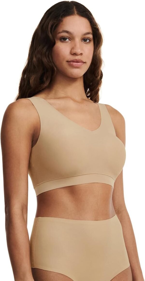 Chantelle SOFTSTRETCH | Brassière à Coques Femme V-Neck Invisible sans Couture Ultra-Stretch, Ultra-Confort, Effet Seconde Peau Adaptée à Toutes Les Morphologies | Lingerie Femme | du XS au XXL – Image 3