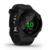 Garmin – Forerunner 55 - Montre GPS multi-activités running avec fonctions d’entrainement Garmin Coach et cardio au poignet – Noire, TU EU