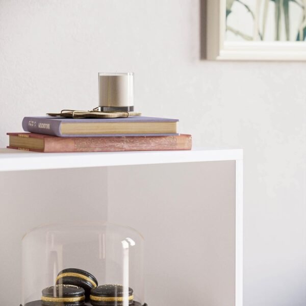 Vida Designs Cambridge Bibliothèque Basse à 3 étagère, Bois Blanc, Meuble pour Bureau, Salle de séjour et Chambre – Image 5