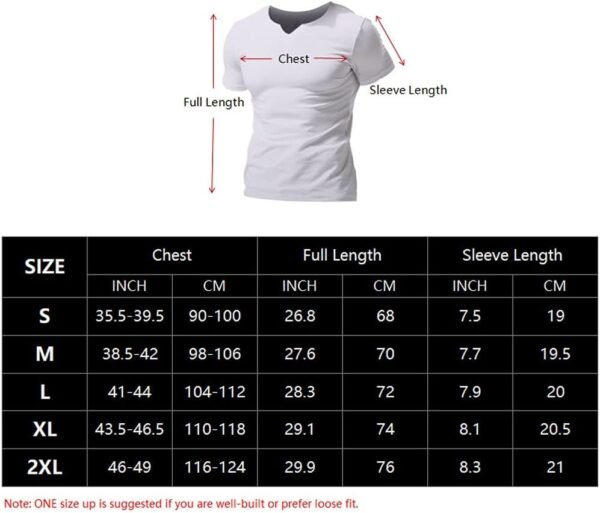 YCHSXAIZ T-Shirts athlétiques en Maille pour Hommes avec col en V Fendu pour la Musculation d'entraînement de Gym – Image 6
