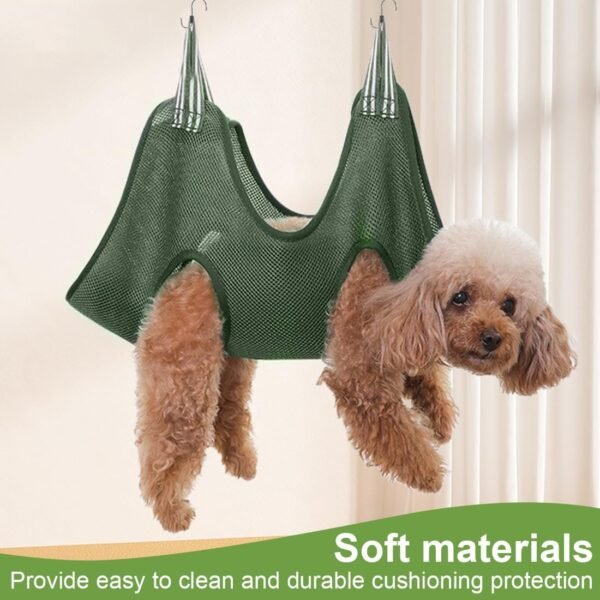 YATEICBC 1 Pcs Sac de toilettage pour Chat, hamac de Transport, hamac de toilettage pour Chien avec Crochets en S pour Le toilettage des Chiens et des Chats (Taille S) – Image 6