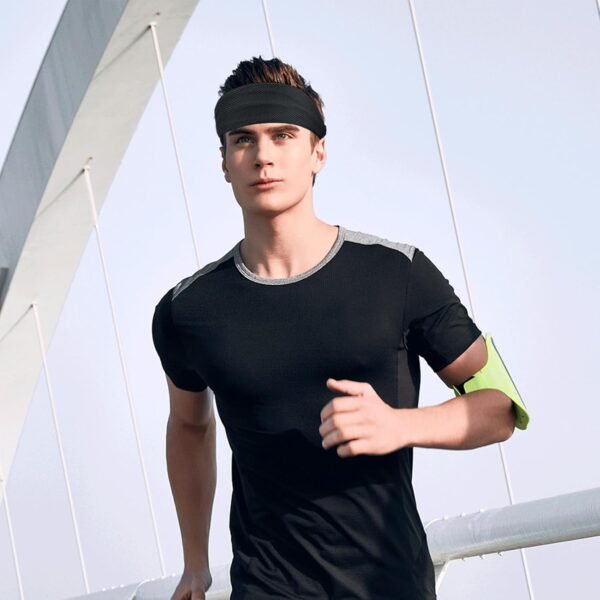 Mezrkuwr Lot de 4 bandeaux rafraîchissants – Bandeau d'entraînement rapide et frais pour homme et femme, bandeau anti-humidité pour temps chaud, course à pied, sport – Image 5