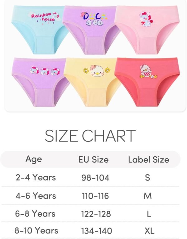 Charmi Culotte Shorty Slip Coton Fille Lot de 12 – Image 6
