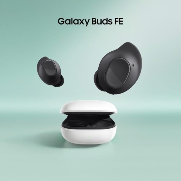 Samsung Galaxy Buds FE Écouteurs sans Fil, Réduction Active du Bruit, Ajustement Confortable, 3 Micros, Commande Tactile, Basses Profondes, Graphite, Version FR – Image 10