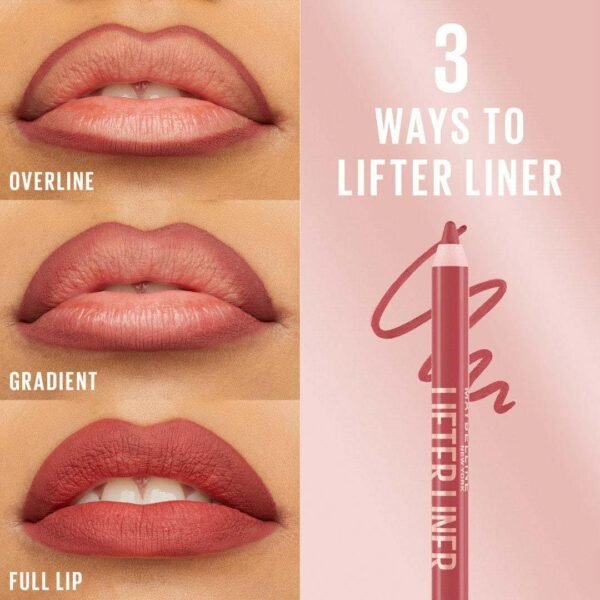 Maybelline New York - Crayon Contour des Lèvres - Formule Crémeuse et Couleur Intense - Pour des Lèvres Définies et Repulpées - Lifter Liner - 007 Big Lift – Image 6