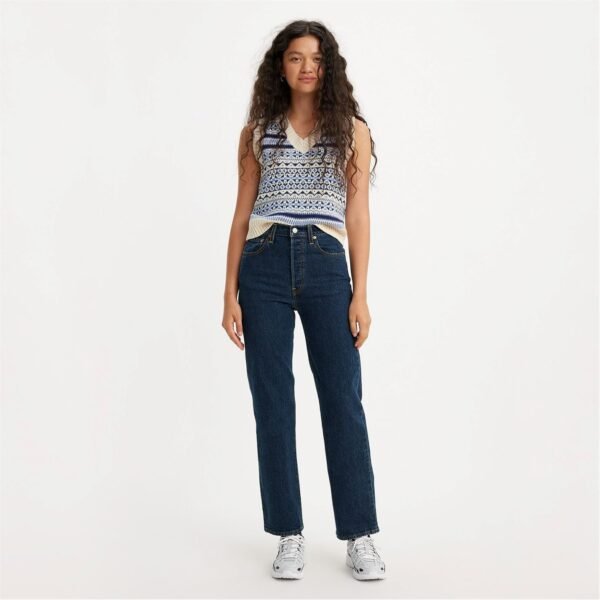 Levi's Ribcage Straight Ankle Jeans Femme – Image 2