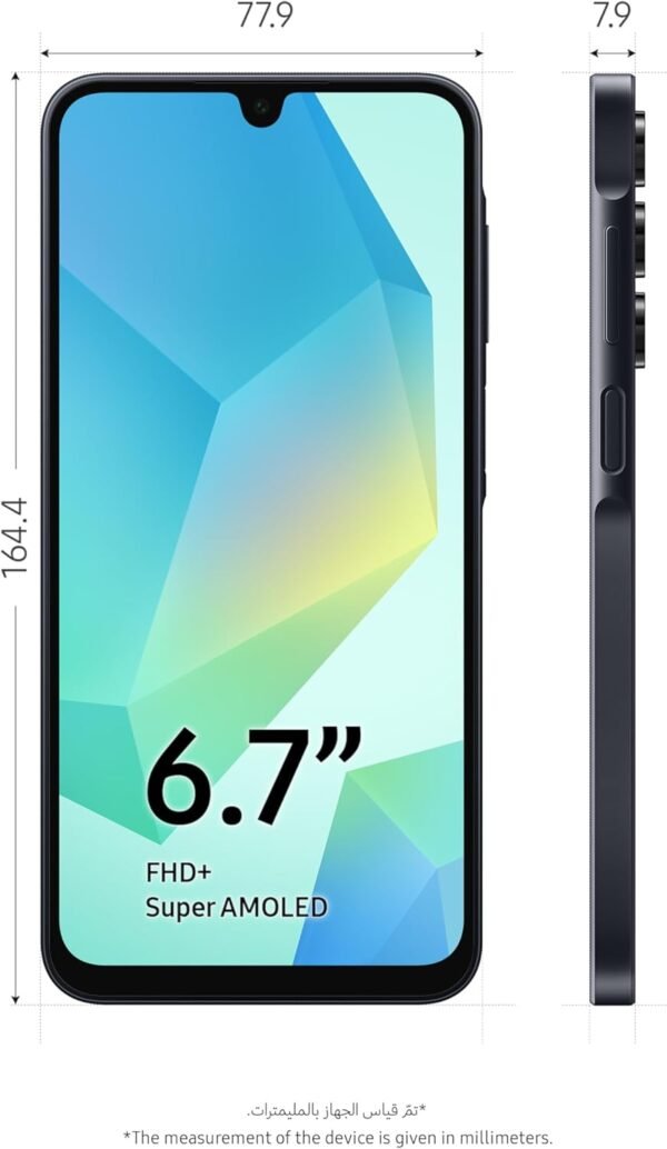 Samsung Galaxy A16 4GB+128GB [Version Internationale] (Noir) – Image 3