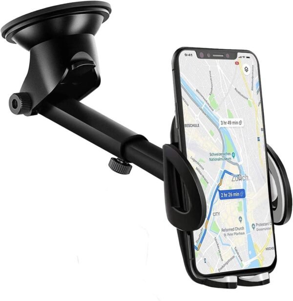 KARYLAX Support Fixation Smartphone pour la Voiture, Fixation sur Pare-Prise et Tableau de Bord Auto, Support Voiture 360° pour Smartphone ASUS ZenFone 7 – Image 6
