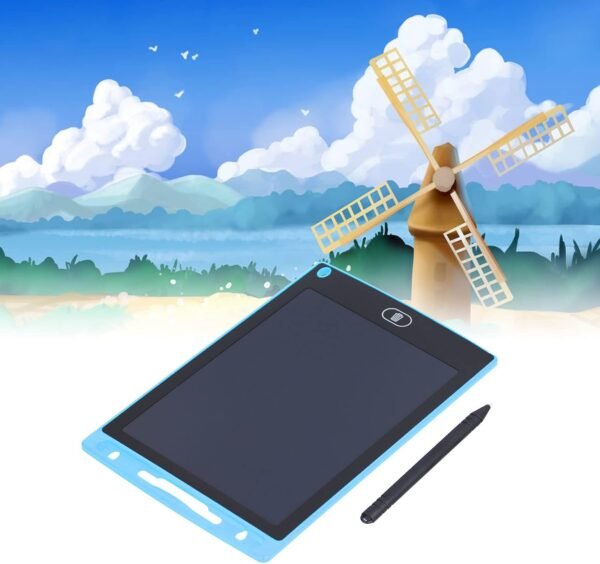 Écriture de tablette 8,5 pouces en plein écran Portable LCD Digital Writing Board avec stylo pour dessiner un enregistrement de réunion de graffiti (Bleu) – Image 3