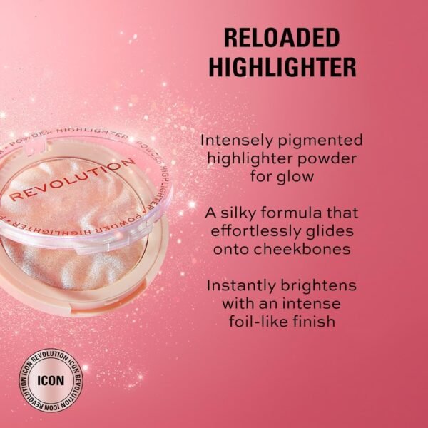 Makeup Revolution, Highlight Reloaded, Illuminateur, Just My Type, 6.5g – Image 2