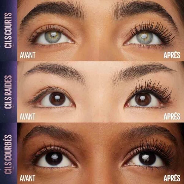Maybelline New York - Mascara Volume Intense et Longueur Illimitée - Formule Enrichie en Extraits de Bambous et de Fibres - Sky High - Teinte : Very Black - 7,2 ml – Image 6