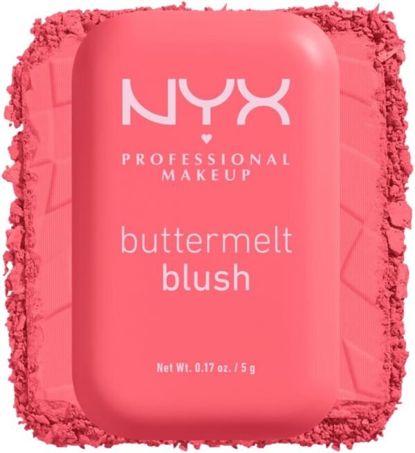 NYX PROFESSIONAL MAKEUP - Blush en Poudre, enrichi en beurre de mangue, beurre d'amande & beure de karité - Texture Fondante - Formule Vegan - Buttermelt Blush, Teinte : U Know Butta – Image 11