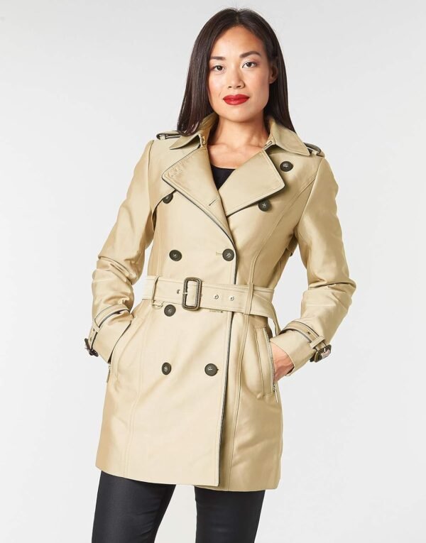 Morgan Trench droit boutonné et ceinturé – Image 2
