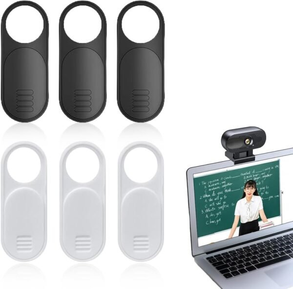 QOWUXHZ 6 Pièces Cache Webcam Pc Portable Couvercles De Webcam Curseurs Pour Housse De Caméra D'Ordinateur Portable Applicable À La Housse De Caméra D'Ordinateur Portable Et De Téléphone Portable