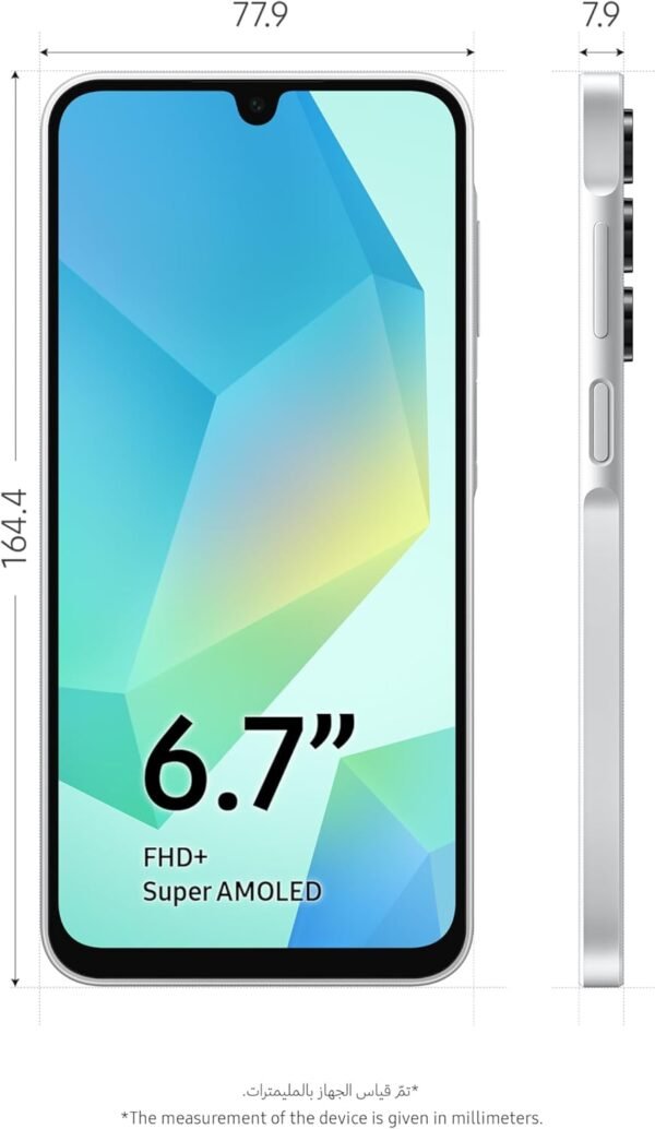 Samsung Galaxy A16 4GB+128GB [Version Internationale] (Gris) – Image 3