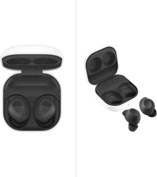 Samsung Galaxy Buds FE Écouteurs sans Fil, Réduction Active du Bruit, Ajustement Confortable, 3 Micros, Commande Tactile, Basses Profondes, Graphite, Version FR – Image 3