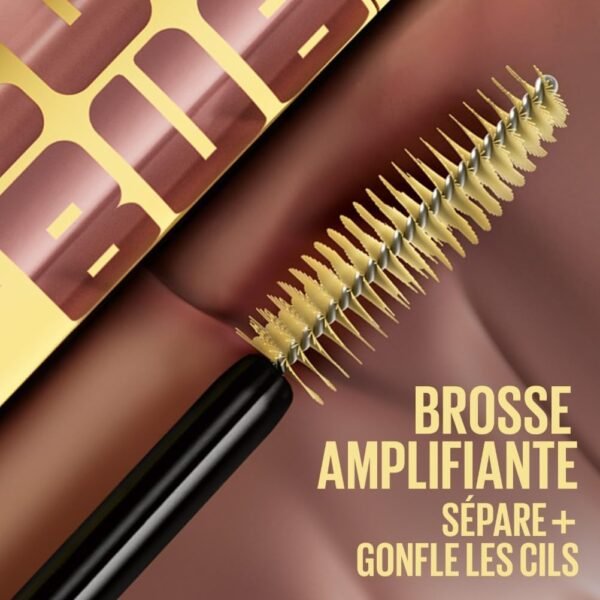 Maybelline New York - Mascara Volume Modulable - Effet Maxi - Cils Définis, Amplifiés, Séparés - Sans Paquets - Tenue Jusqu'à 24h - Colossal Bubble - Teinte : Noir - 10 ml – Image 7