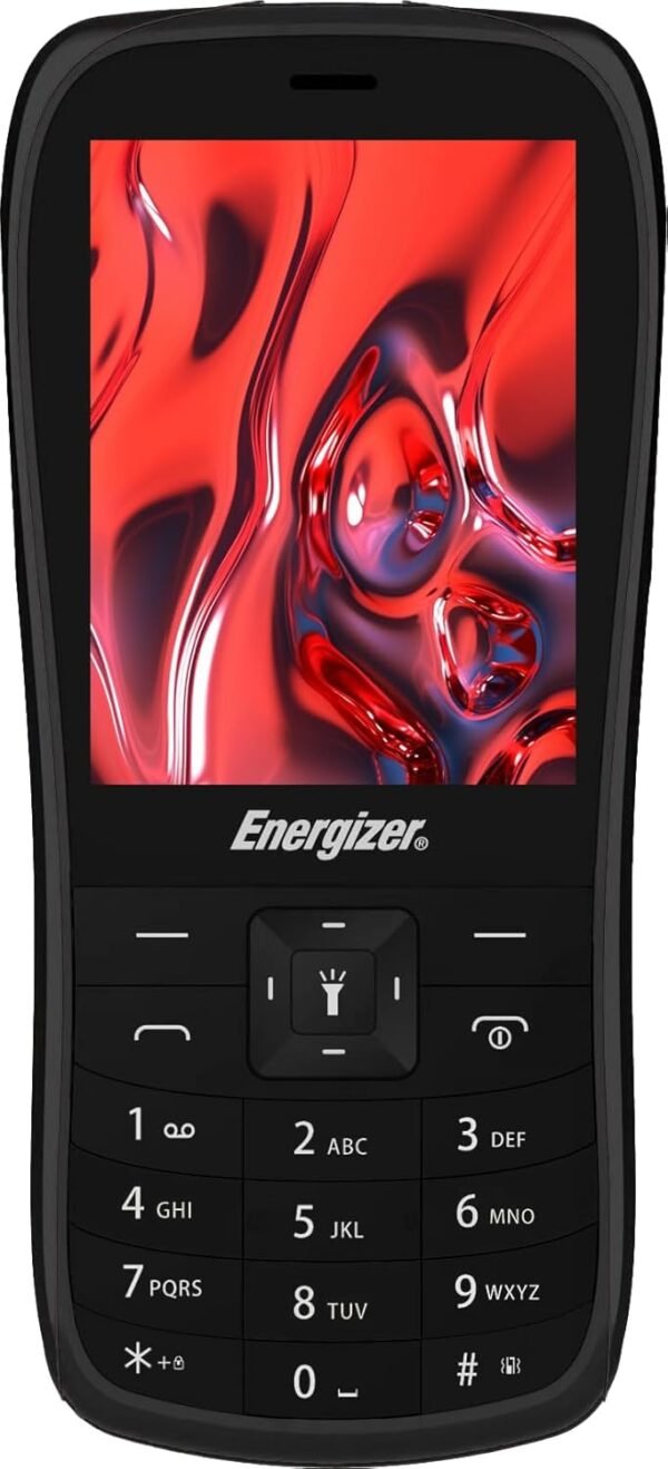 Energizer E29 – Téléphone Portable Débloqué 2G à Clavier Physique – Double SIM, Écran 2,8", Batterie 1700 mAh – Compatible Carte MicroSD – Modèle Senior Robuste – Noir