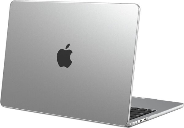 EooCoo Coque Compatible avec MacBook Air 13,6 Pouces M4 M3 M2 2025 2024 2022: Liquid Retina 13,6" A3240 A3113 A2681 [Identique au Mac Nu] Moins de Traces de Doigts, Étui Rigide - Mat Translucide – Image 9