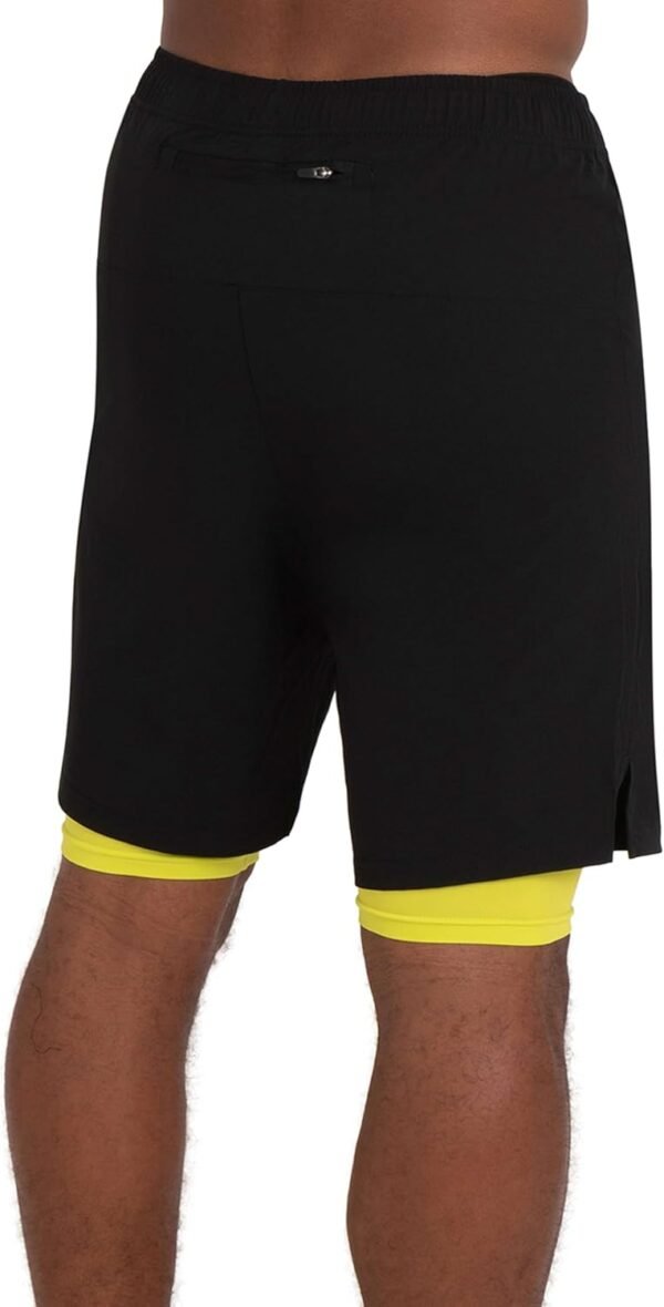 TCA Ultra Short Running Homme - Short Homme Sport avec Poche Arrière Zippée et Cuissard Compression Intégré - Shorts de Sport Homme – Image 2