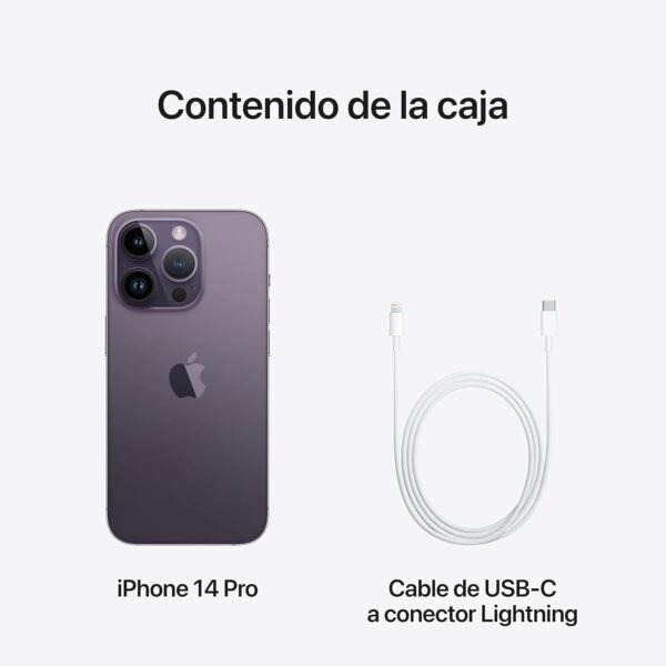 Apple iPhone 14 Pro 128Go - Violet Foncé (Reconditionné) – Image 6
