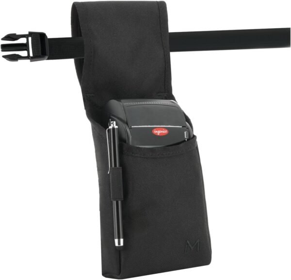 MOBILIS Holster pour POS Lecteur de Carte avec Ceinture Étui Universel pour Terminaux de Paiement & Scanners Mobiles, 1 Compartiment, Dimensions Appareil Max 11 x 27 x 5 cm