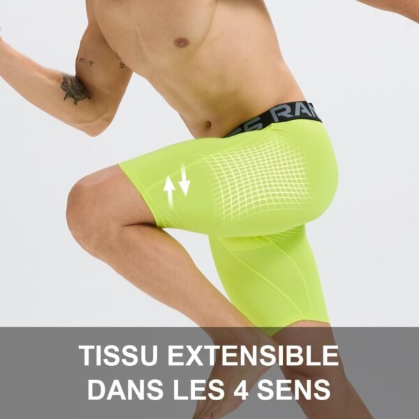 Shorts de Compression Ultra-Fins pour Hommes Collants de Course à Pied sous-vêtements de Sport Haute Performance Couche de Base en élasthanne – Image 6