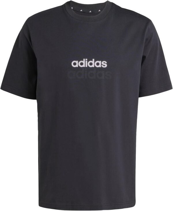 adidas Essentials Linear Single Jersey Tee T-Shirt Homme