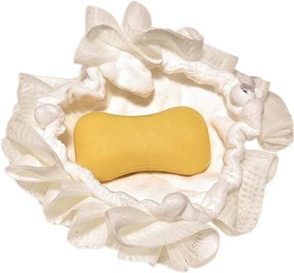 Exfoliateurs de lavage corporel - Exfoliants de douche, luffas de bain pour hommes et femmes | Cuissons nettoyantes pour la peau, éponges douces pour le corps pour salle de bain, hygiène personnelle – Image 6