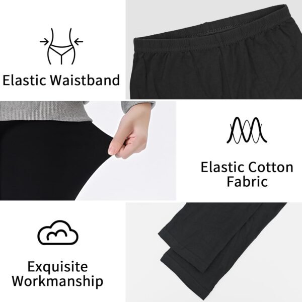 KOOOGEAR Lot de 3 leggings pour fille, taille haute, leggings de sport longs et doux, élastiques, pantalon de sport pour la danse, le yoga, la vie quotidienne – Image 5