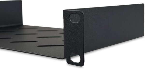 Digitus DN-10-TRAY-1-B 10 Pouces Plaque de Sol avec Fentes d'aération, perforé adapté à Une Baie de Profondeur: à Parti – Image 3
