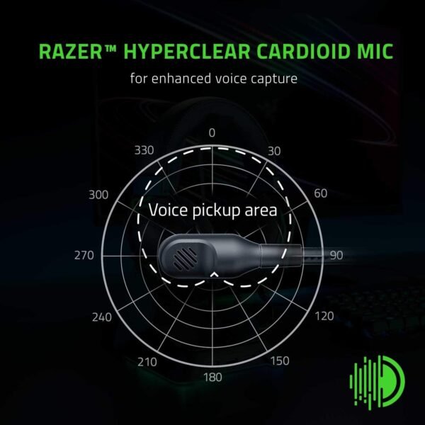 Razer BlackShark V2 X Casque de jeu : son surround 7.1 – Pilotes de 50 mm – Coussin en mousse à mémoire de forme – PC, PS4, PS5, Nintendo Switch, Xbox One, Xbox Series X et S, mobile – Prise audio 3,5 – Image 4