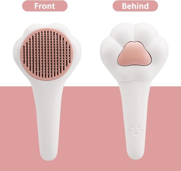 Brosse Pour Chats, Brosse Pour Chiens, Brosses Pour Animaux, Pour Poils Longs et Courts, Peigne Pour Chats, Nettoyage en Un Clic, Brosse Anti-Sous-Poil – Image 5
