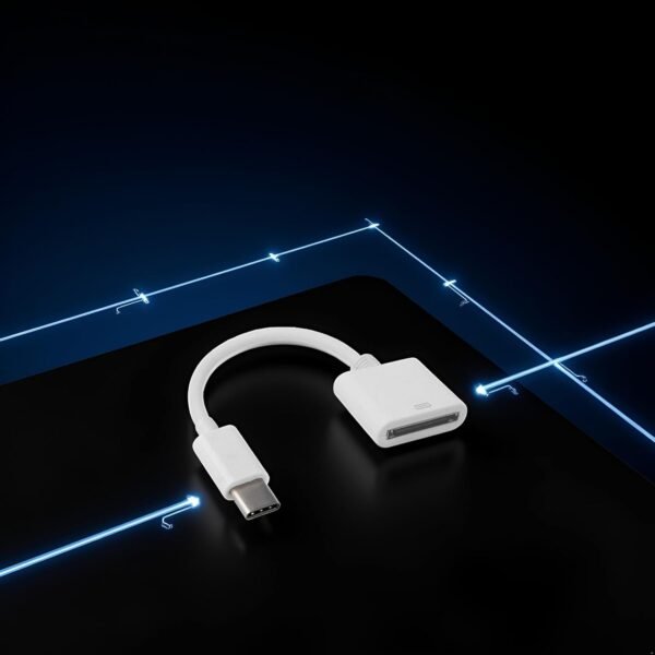 Wpppan Téléphone portable OTG 30 broches femelle vers USB 3.1 Type-C USB-C Sync Data Charge Adapter Cable Cell Phone OTG Adapters USB Cables Accessoires – Image 4