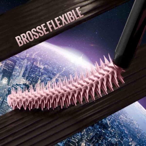 Maybelline New York - Mascara Volume Intense et Longueur Illimitée - Formule Enrichie en Extraits de Bambous et de Fibres - Sky High - Teinte : Very Black - 7,2 ml – Image 4