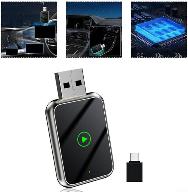 Transformez votre expérience de conduite avec Wireless For Carplay pour Android Auto (A) – Image 3